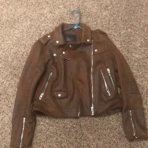 Faux Suede Jacket